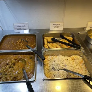 a variety of food items