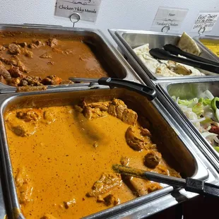 a variety of food items