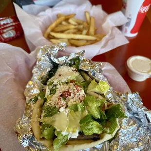 Gyro Wrap w/ Fries - Very solid and really enjoyed it! Bit pricey but def a good size still and would get it again.