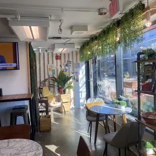 Entrance and seating areas.