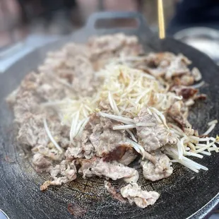 Beef Belly with Mung Bean Sprouts!