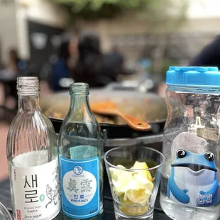 Zero Sugar Soju?  Iz Back + lemons!