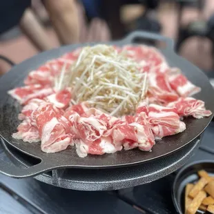 Beef Belly with Mung Bean Sprouts!