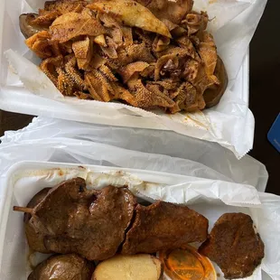 Anticucho 1 Palito and Aji + Rachi