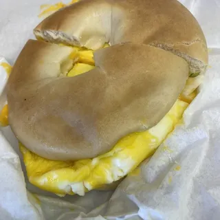 Breakfast Sandwhich with Egg and Cheese