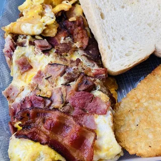 Meat Lovers Protein Omelette