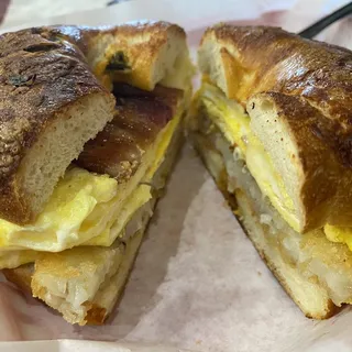 Jalapeno Cheddar Bagel