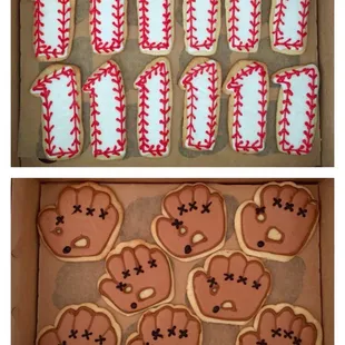 Baseball cookies
