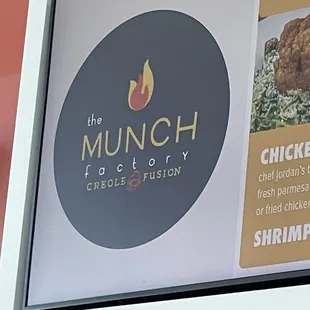 a menu for a chicken dish