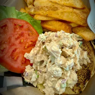 Mango Chicken Salad Sandwich