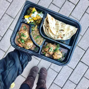 Chicken meatball dish, no rice $13