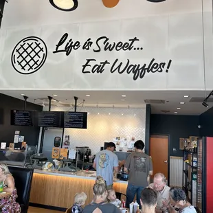 Life is Sweet...Eat Waffles!