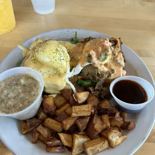 Side Cornbread Waffle