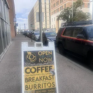 This is a sign at the entrance