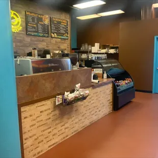  view of the counter area