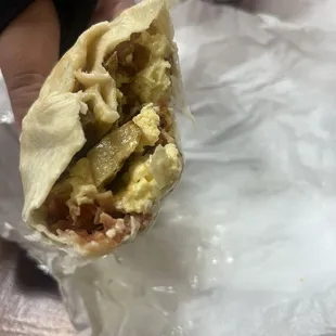 Flavor was there though from the bacon, I think a chile or "salsa" on the side would make this a perfect 10! 9.5/10