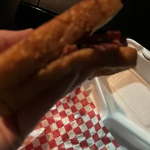 Grilled pastrami