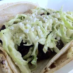 Lime Truck: spicy hanger steak taco