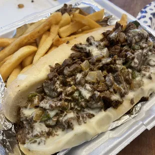 Steak &amp; Cheese Philly Combo