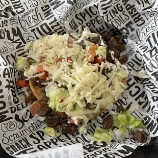 Steak Tostada