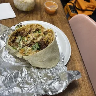 Chorizo burrito