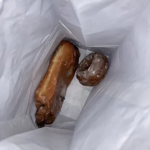 Apple type doughnut  &amp;  Blueberry type Doughnut