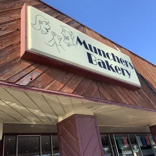 the front of the building