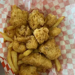 Califlower bites and fries