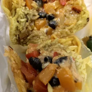 Veggie burrito