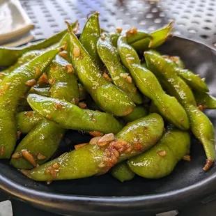 Garlic Edamame