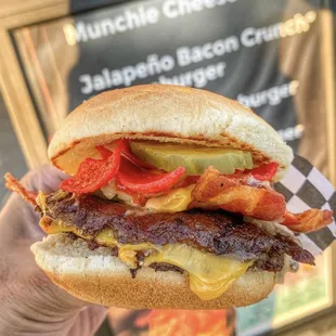 Jalapeno Bacon Crunch Burger