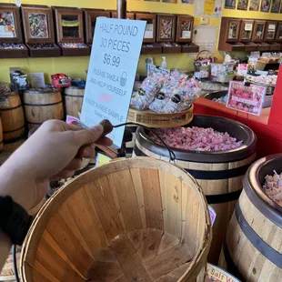 Grab your own taffy