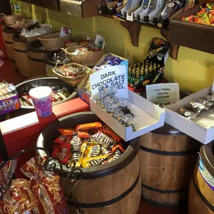 Inside Munchies Candy, Sausalito, CA.