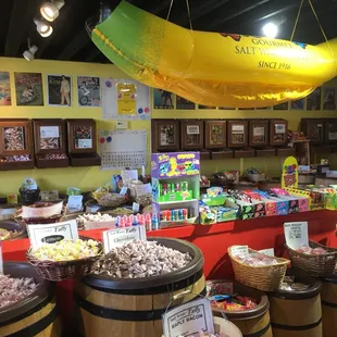 Inside Munchies Candy, Sausalito, CA.