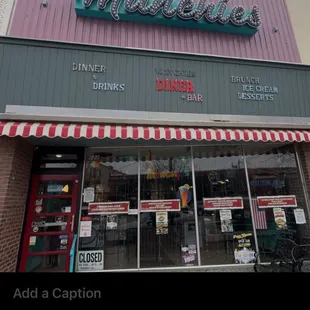 Picture of front entrance at 9:42am (timestamp on my phone).