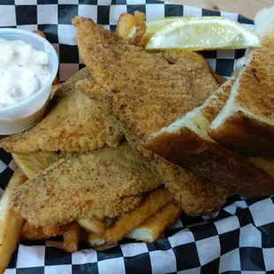 Fried fish basket