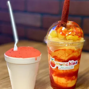 Strawberry Shave Ice &amp; Mangonada