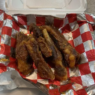 Fried ribs - incredible, transcended reality