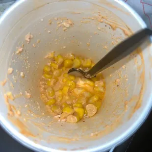 Watery no flavor elote