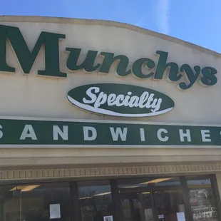 the front of a sandwich shop