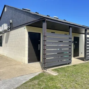 Rental office bathrooms- next to boat ramp 4/2022 Two stalls in the bathrooms