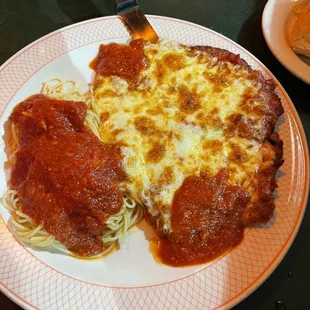 Chicken parmigiana.. very good