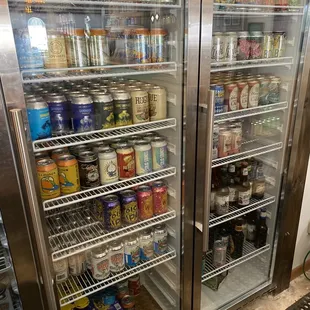 Beer fridges at Munsons
