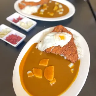 a plate of food on a table