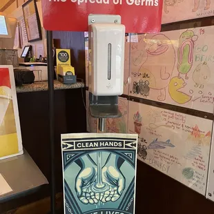 Hand sanitizer May 2021
