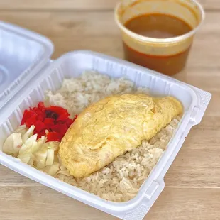 Cheese Omelette Curry; medium spice (09/2023)