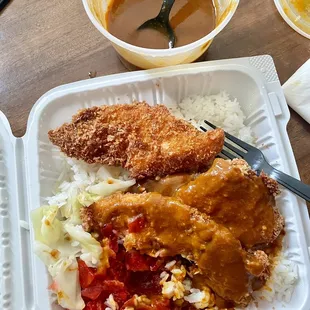 Salmon Fry Curry