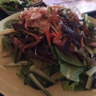 Salmon Skin Salad