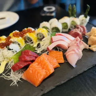 sashimi, sushi, food, sushi and sashimi