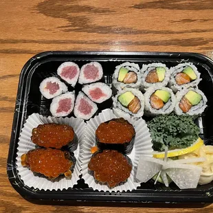 54. Tuna Roll  57. Salmon Avocado Roll Ikura